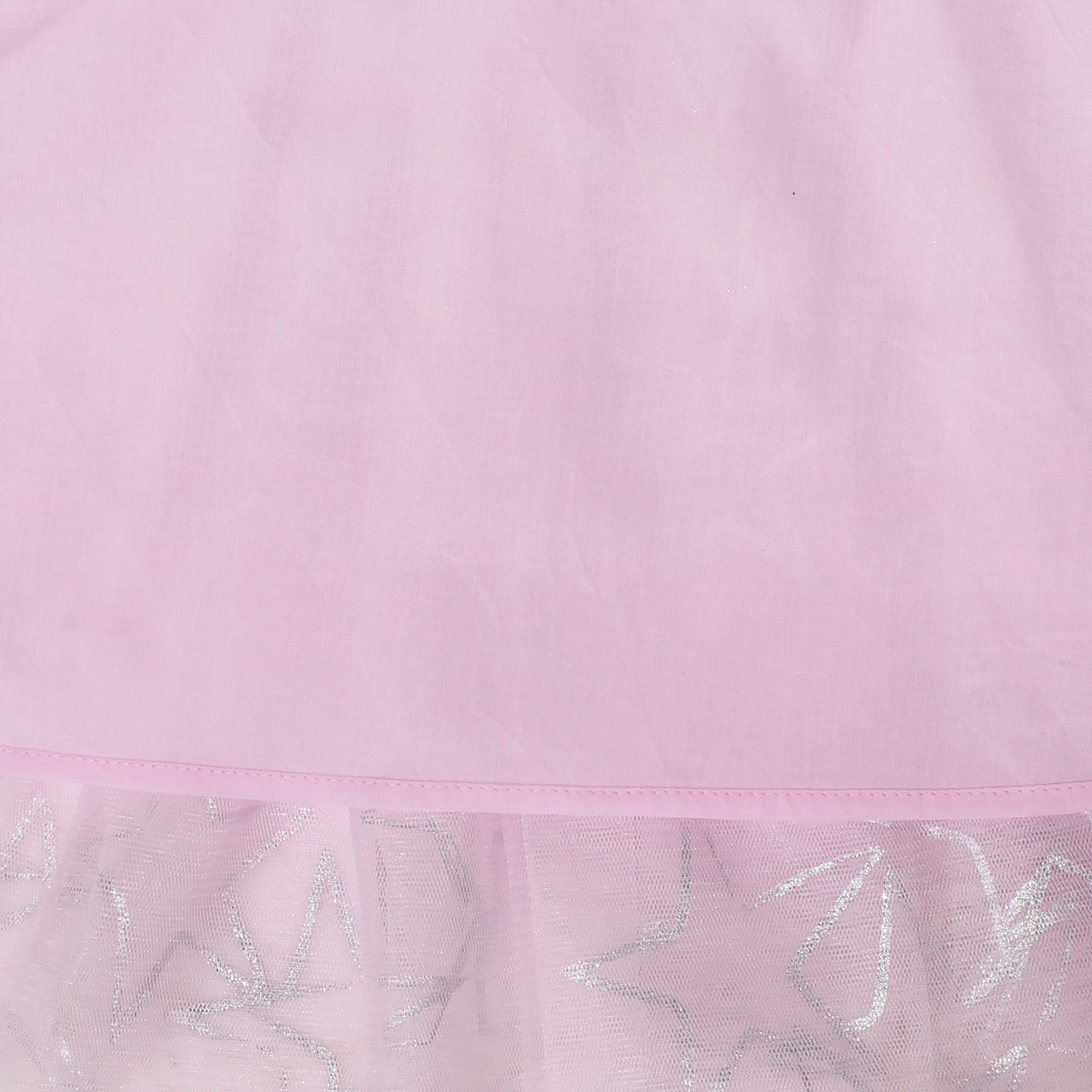 Girls Dress Cotton T Top Tulle Skirt Silver Glitter Star Short Sleeve Size 4-8 Years