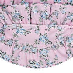 Girls Dress Hi-lo Cute Suspender Wide Spaghetti Flower Sleeveless Size 7-14 Years