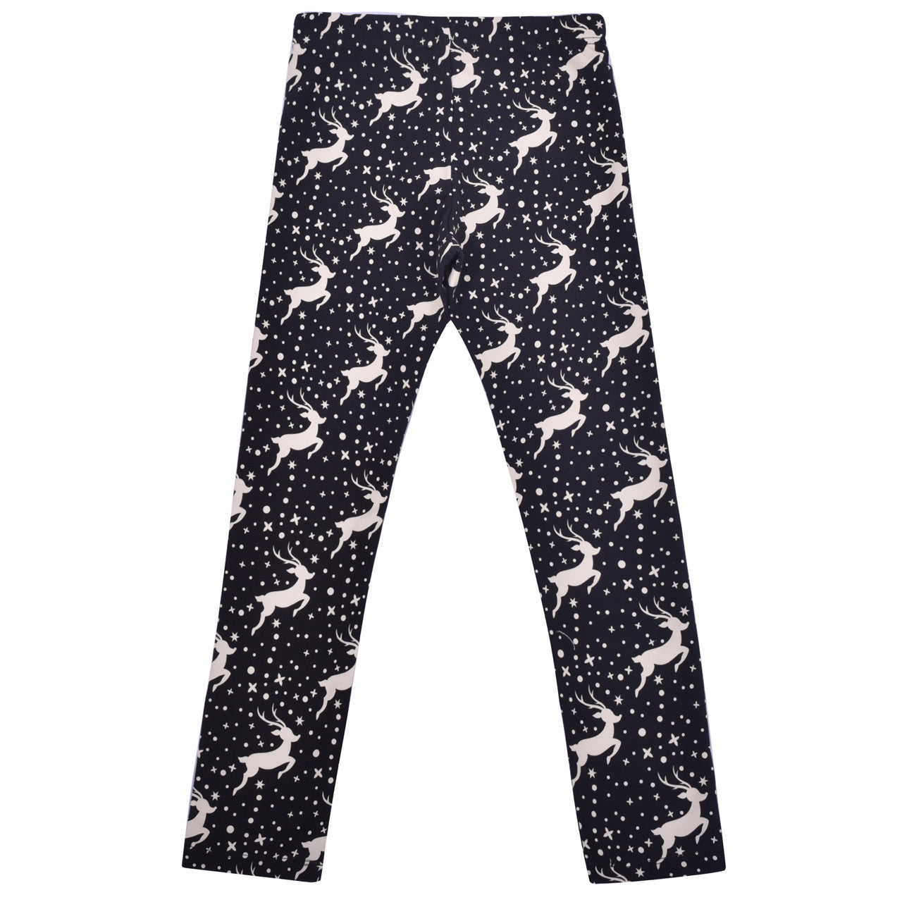 Girls Legging Christmas Pant Warm Stretch Full Length Size 2-10 Years