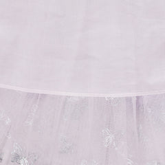 Girls Dress Purple Ruffle Sleeve Butterfly Sparkling Skirt Party Size 4-8 Years