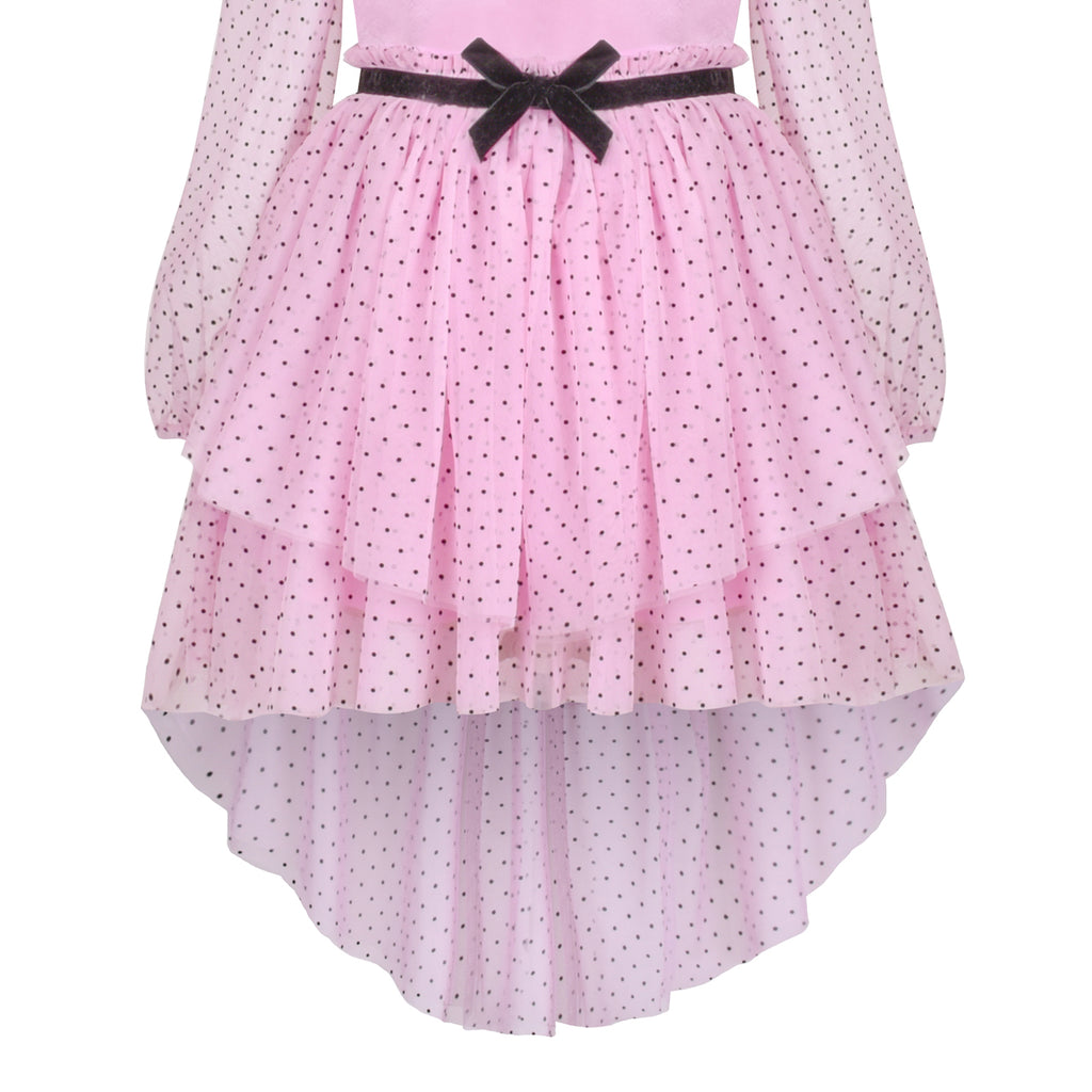 Smart Casual Polka Dotted Dress For Girls – Cutecumber Designs