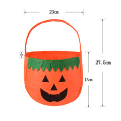 Girls Dress 2 Pieces Halloween Pumpkin Handbag Organza Puff Bud Sleeve Size 4-8 Years