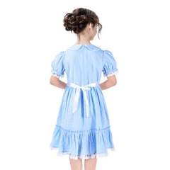 Girls Dress Collar Flower Scary Horror Twins Halloween Size 3-12 Years