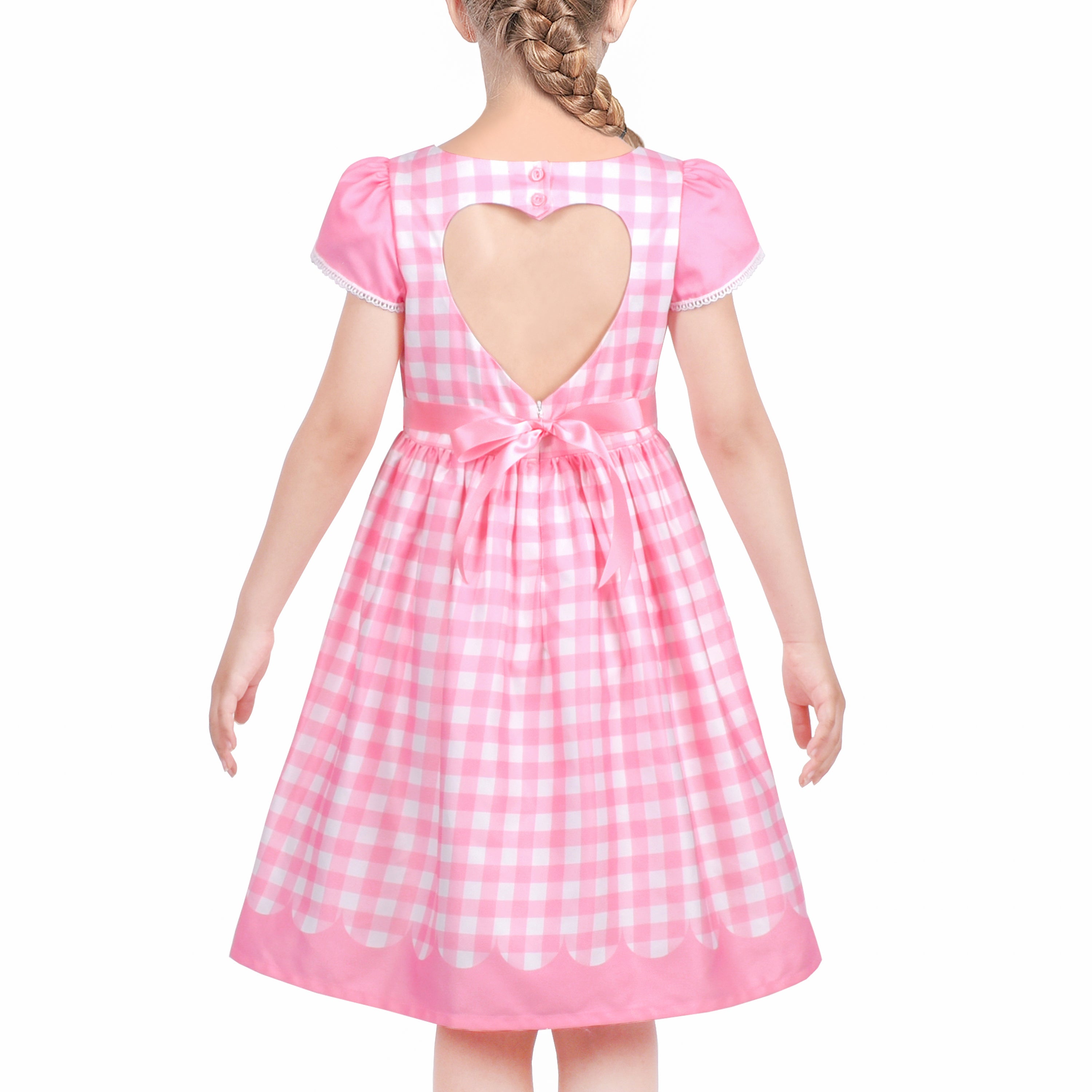 ワンピース uhr heart mom dress pink 5-6y uhr heart mom dress pink 5-6y - メルカリ