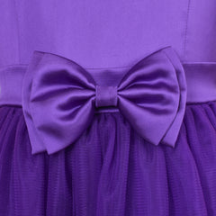 Flower Girls Dress Violet Purple Princess Wedding Vintage Formal Size 6-12 Years