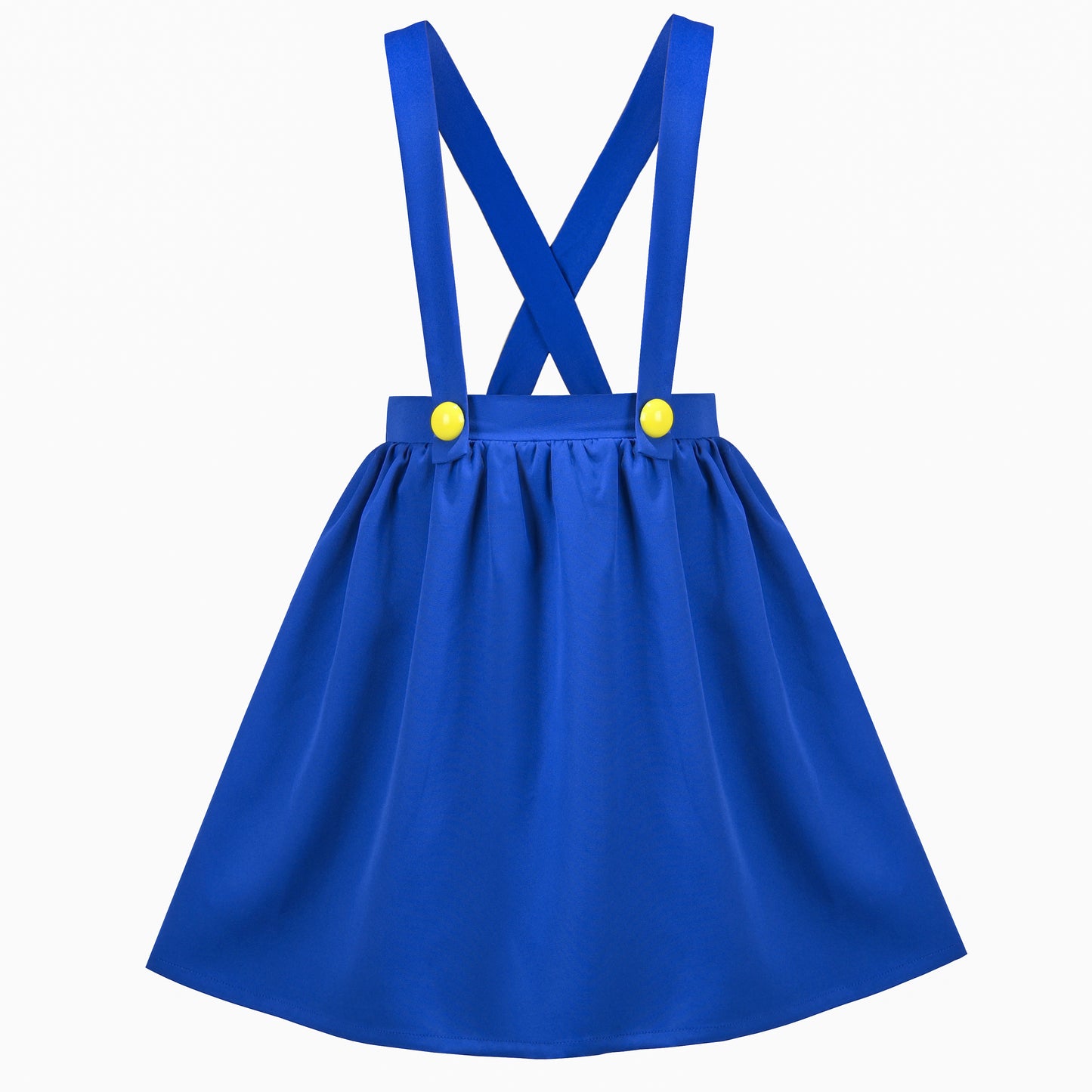 Girls Dress Suspender Pleated Mini High Waist Halloween Party Size 4-12 Years