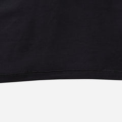 Girls Tee Black T-shirt Crew Neck Soft Layering Basic Cotton Casual Size 4-10 Years
