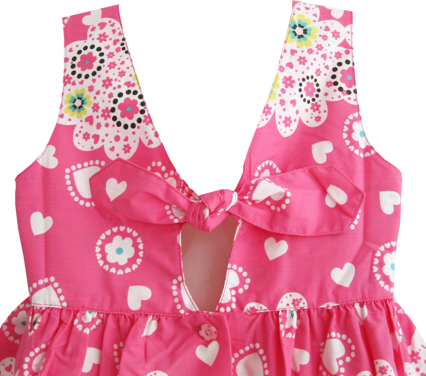 Girls Dress Pink Floral Print Size 12M-8 Years